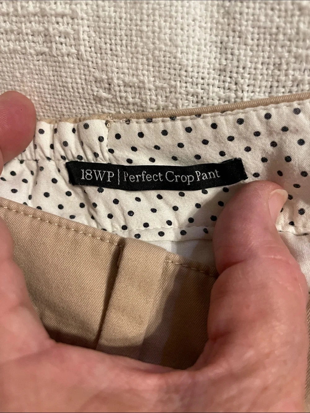 Talbots Beige Capris - Picture 2 of 5